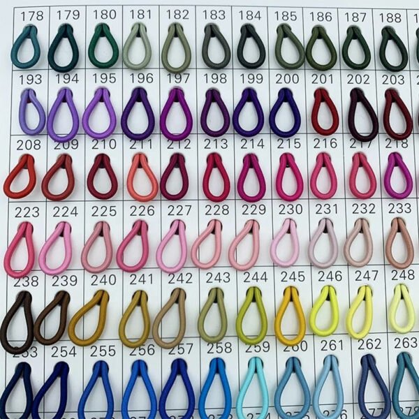 Wholesale Spot 320 Colors 2mm 2.5mm 3mm Strong Elastic Rope Rubber Band Knit Braided Elastic Cord String