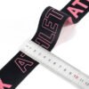 Low MOQ Custom Print Designer Wide Elastic Band With Brand for Lace Hair Lace Melt Band Wig Grip Headband