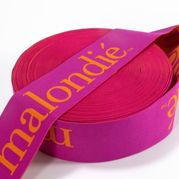 Main-05 Wholesale Custom Nylon Polyester Elastic Webbing Strap Printed Woven Elastic Rubber Band
