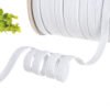 1/4" Width Braided Elastic Band/Elastic Rope White Stretch Knitted Elastic Cord for Sewing Accessories