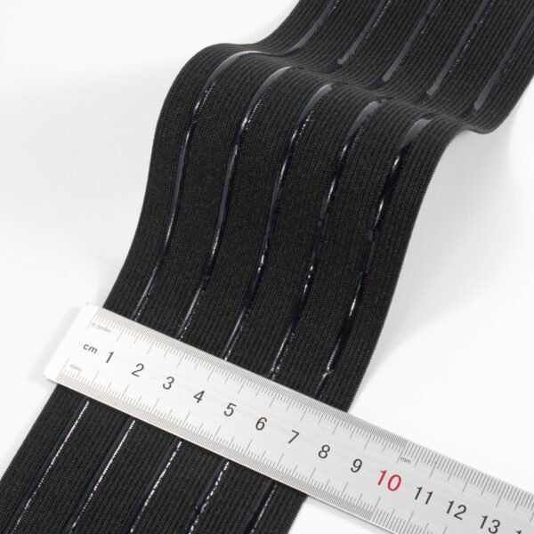 Wholesale Custom Eco-friendly Knitted Nylon Anti slip Elastic Band Silicone Elastic Webbing for Garment Shoes