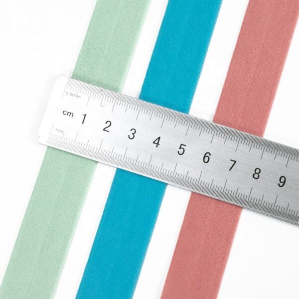 Wholesale Fold Over Elastic Tape Folded Elastic 3/4 Nylon Spandex Twill Tape Bias Binding Tape for Underwear