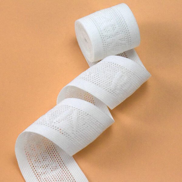 High Elasticity White Nylon Mesh Elastic Band for Underwear Clothing