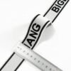 Custom Jacquard Brands logo Soft Wide Elastic Bands Knitted Woven Elastic Band Bra Double Shoulder Straps Bra Shoulder Waistband