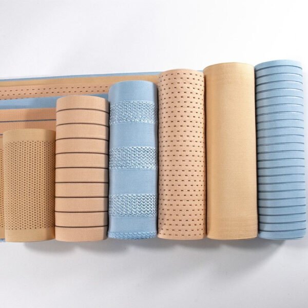 Main-07 Low MOQ Custom Wide Banda Elastica Abdominal Medical Sports Elastic Webbing Band Tape