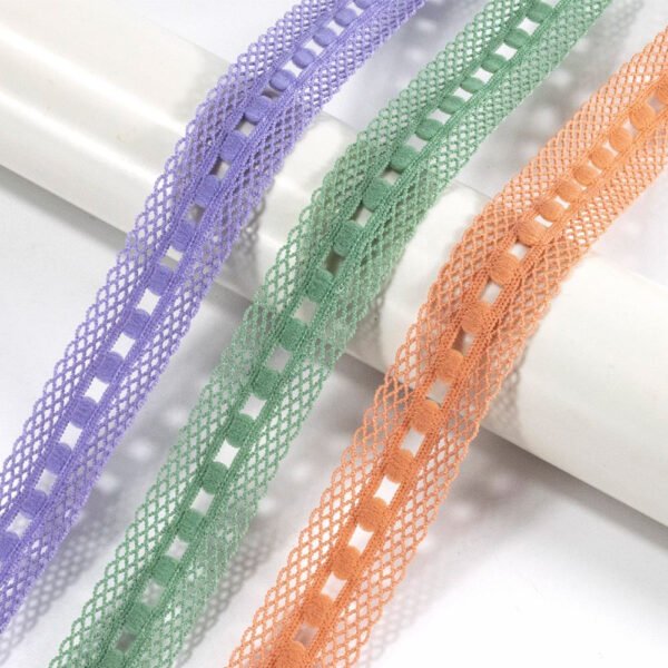 Wholesale Color Custom Elastic Strap 20mm Picot Edge Elastic Bra Lace Strap for Clothing Hair Accessories