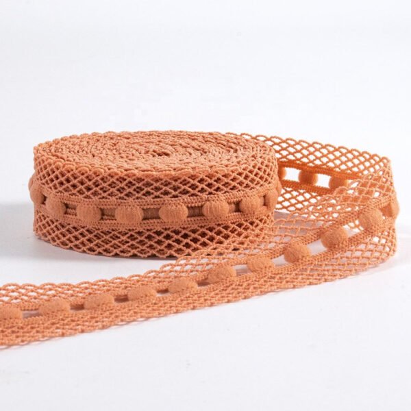 Wholesale Color Custom Elastic Strap 20mm Picot Edge Elastic Bra Lace Strap for Clothing Hair Accessories