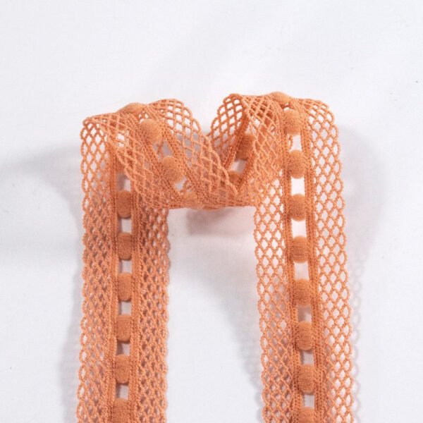 Wholesale Color Custom Elastic Strap 20mm Picot Edge Elastic Bra Lace Strap for Clothing Hair Accessories