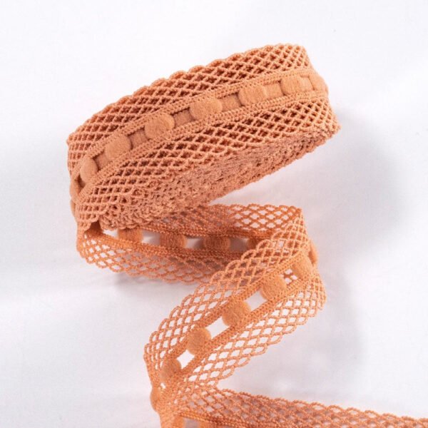 Wholesale Color Custom Elastic Strap 20mm Picot Edge Elastic Bra Lace Strap for Clothing Hair Accessories
