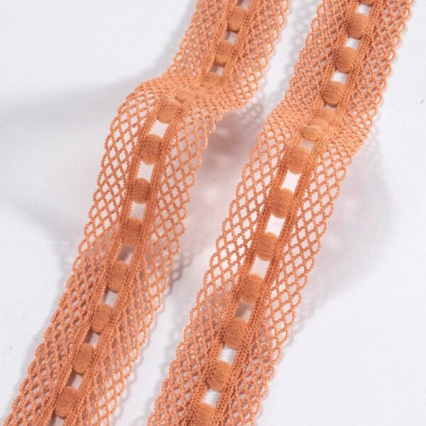 Wholesale Color Custom Elastic Strap 20mm Picot Edge Elastic Bra Lace Strap for Clothing Hair Accessories