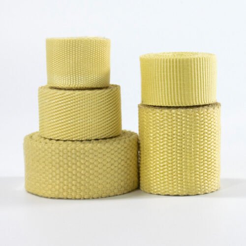 Eco-friendly Custom Nylon Webbing Outdoor Seatbelt Fireproof Webbing 100% Aramid Fiber Flame Retardant Tape Webbing