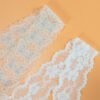 High Quality Bilateral Handicrafts Embroidered Net Lace Ribbon Trimmings Use for Wedding/birthday/Christmas/bow Decorations