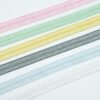 Wholesale Stock 1.5cm Polyester Fabric Bright Single Fold Bias Binding Spandex Elastic Tape Ribbon Band for Clothing