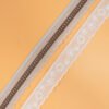 High Quality French Lace Trimming Polyester Embroidery Narrow Jacquard Stretch Lace Elastic Picot Lace