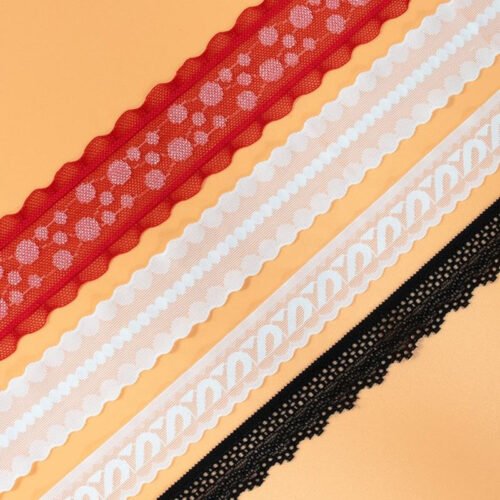 Teteing Lace White Embroidered Net Lace Trimming Sewing Webbing for Decoration Lovely Gift Packing Material