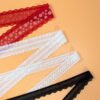 Teteing Lace White Embroidered Net Lace Trimming Sewing Webbing for Decoration Lovely Gift Packing Material
