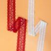 Teteing Lace White Embroidered Net Lace Trimming Sewing Webbing for Decoration Lovely Gift Packing Material