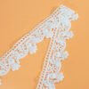 Lace Ribbon With Cotton Embroidery Water Soluble Crochet Lace Trim for Bridal Wedding Dress Decoration Christmas Gift Package