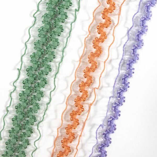 Wholesale Bra Picot Elastic Band Crown Picot Loop Frilly Lace Trim Elastics Band Spandex Tape for Headband Lingerie Sewing
