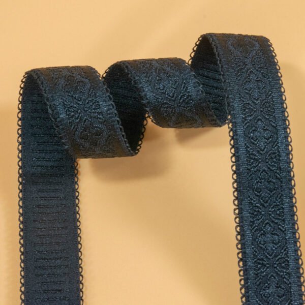 Main-42 10mm Picot Edge Elastic High Elastic Nylon Teeth Trimming Jacquard Pattern Bra Shoulder Strap for Lingerie Underwear Elastic