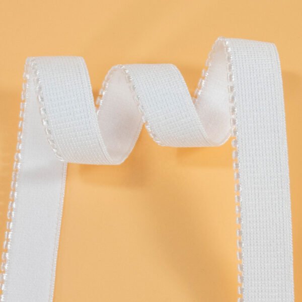 Main-43 10mm Picot Edge Elastic High Elastic Nylon Teeth Trimming Jacquard Pattern Bra Shoulder Strap for Lingerie Underwear Elastic