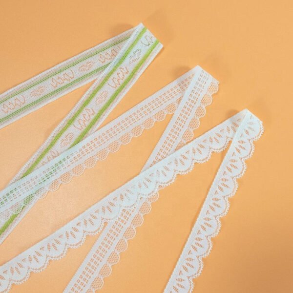 Lace With Assorted Pattern Eyelet Lace Ribbon Elastics for Wrapping Gift Bags Wedding Flower Decoration Card Making