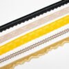 Main-49 White Thin Crocheted Fabric DIY Lace Trim Elastic Use for DIY Wedding/Birthday/Christmas Decorations