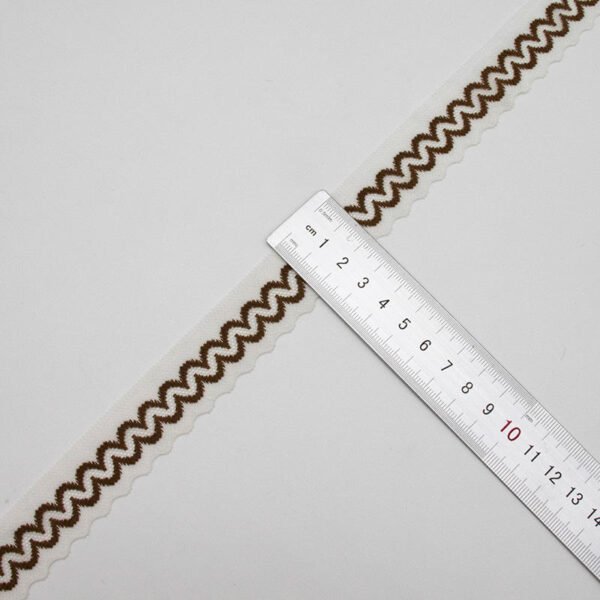 Main-52 White Thin Crocheted Fabric DIY Lace Trim Elastic Use for DIY Wedding/Birthday/Christmas Decorations