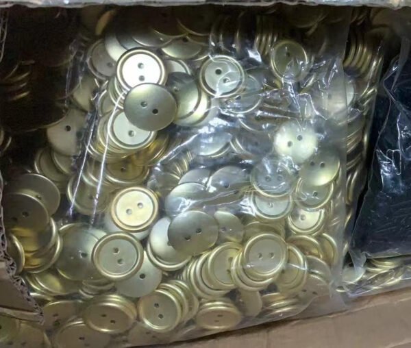 Wholesale Factory Price Plastic Round Buttons for Clothing Press Stud Fasteners Decorative Plastic Gold Buttons