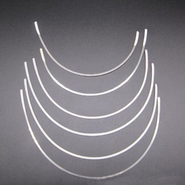 SKU-01-IRON High Quality Bra Accessory Underwear Steel Ring Customized String Stainless Steel Ring V or U Shape Iron Steel Ring for Bra
