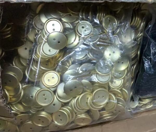Wholesale Factory Price Plastic Round Buttons for Clothing Press Stud Fasteners Decorative Plastic Gold Buttons