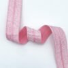 Wholesale Stock 1.5cm Polyester Fabric Bright Single Fold Bias Binding Spandex Elastic Tape Ribbon Band for Clothing