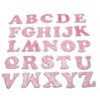Customized A~Z Alphabet Pearl Rhinestone Words Patches Hoodie Customized Your Own Color Bing Rhinestone Letter Patch