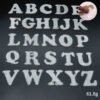 Customized A~Z Alphabet Pearl Rhinestone Words Patches Hoodie Customized Your Own Color Bing Rhinestone Letter Patch